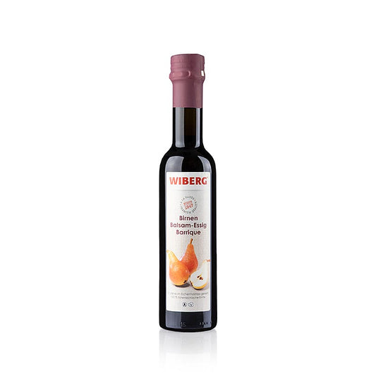 Wiberg Exquisite päronbalsamvinäger, 5 % syra, lagrad 10 år på ekfat, 250 ml