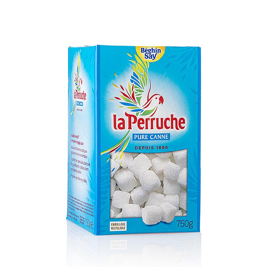 Rörsocker, vitt, i kuber, La Perruche, 750 g
