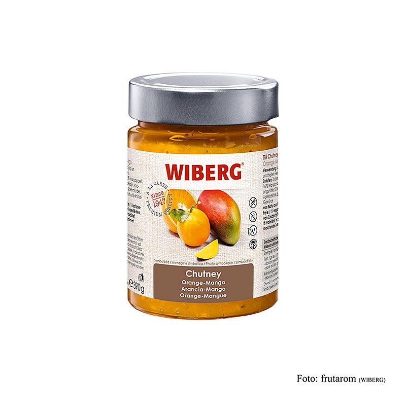 WIBERG Chutney apelsin-mango, 390 g