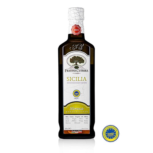 Extra jungfruolja, Frantoi Cutrera IGP/g.g.A, 100 % Moresca, 500 ml