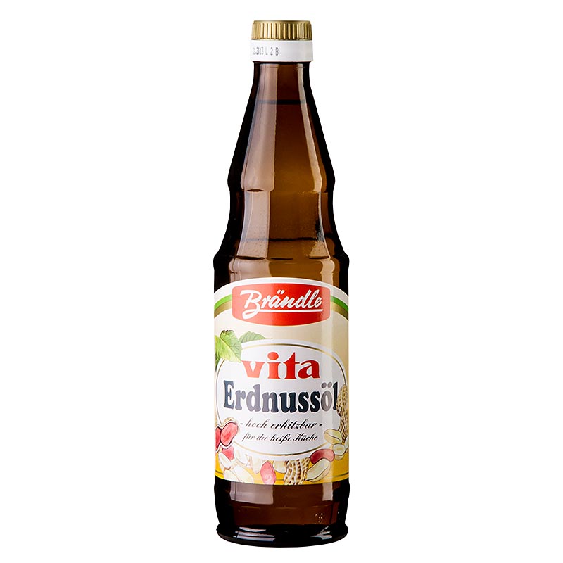 Jordnötsolja, raffinerad, Brändle, 500 ml