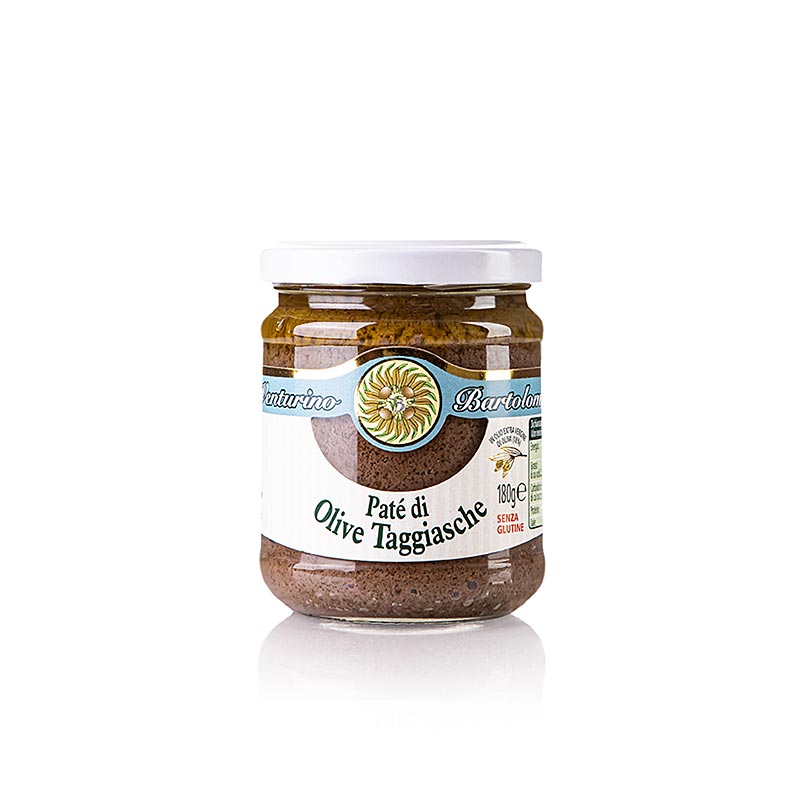 Olivpasta – tapenade, svart, av Taggiasca-oliver, Venturino, 180 g