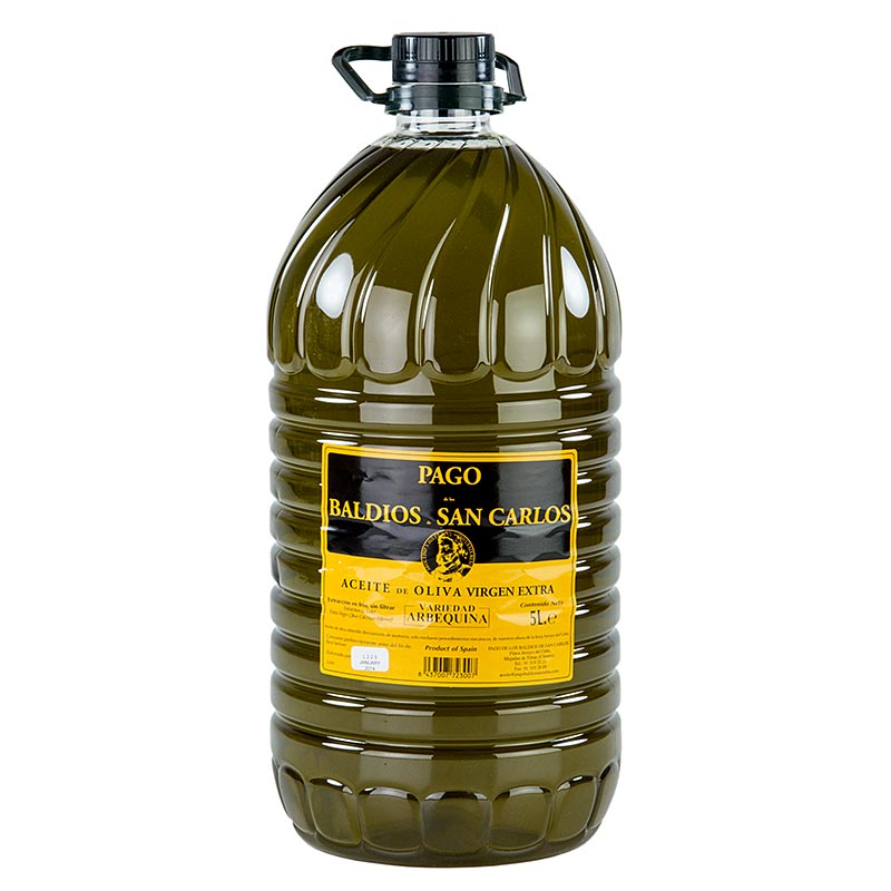Extra jungfruolja, Pago Baldios San Carlos, 100 % Arbequina, 5 l