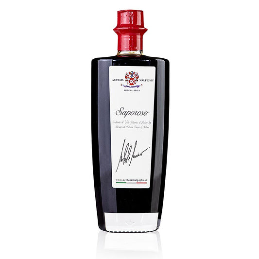 Balsamico-kryddsås "Saporoso", 6 år, ek- och akaciefat, Malpighi, 500 ml