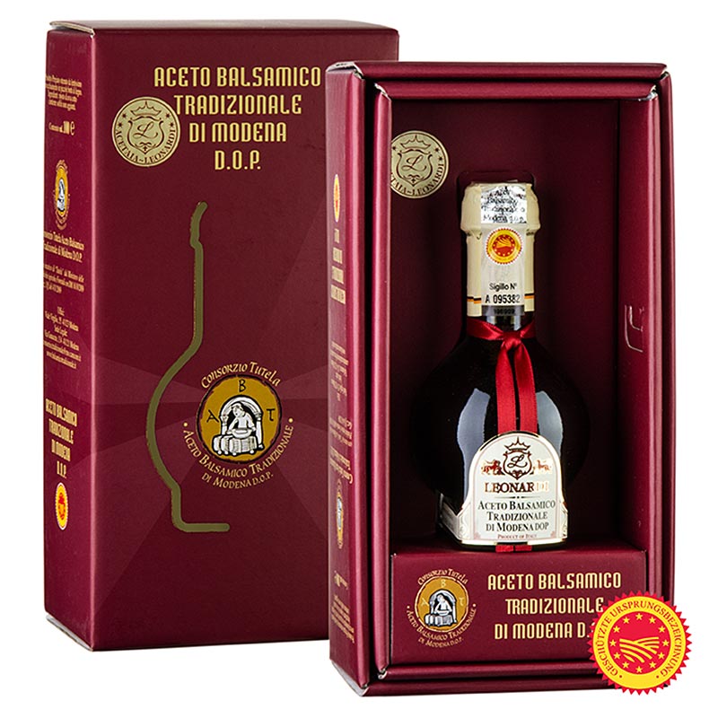 Aceto Balsamico Tradizionale di Modena DOP/g.U., 12 år, Leonardi, 100 ml