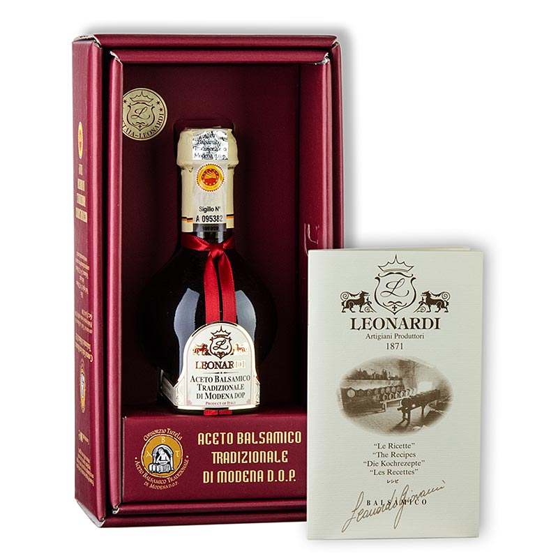 Aceto Balsamico Tradizionale di Modena DOP/g.U., 12 år, Leonardi, 100 ml