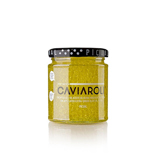 Caviaroli® olivoljekaviar, små pärlor av extra jungfruolja, gul, 200 g