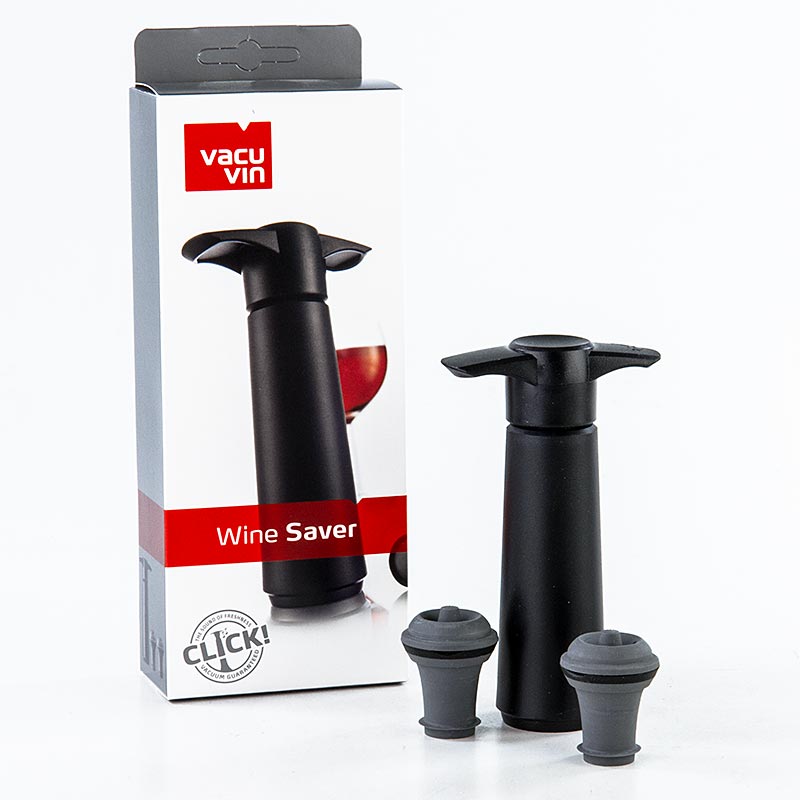 Vacu Vin vinpump, för vakuumtömning, med 2 proppar, 1 st