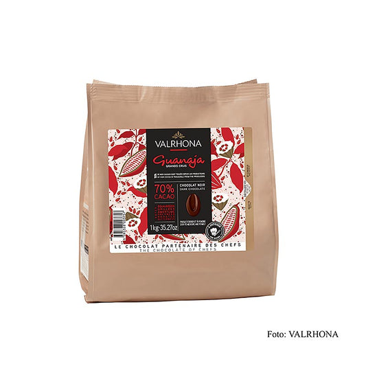 Valrhona Guanaja "Grand Cru", mörk choklad, callets, 70 % kakao, 1 kg