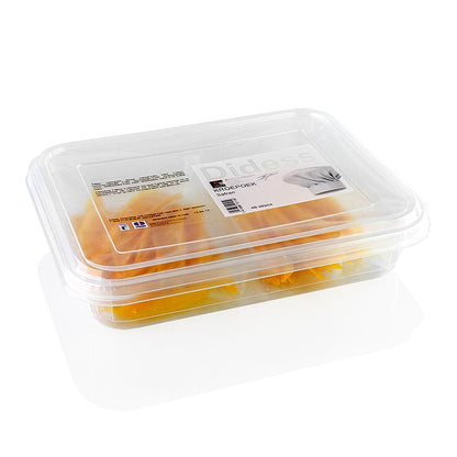 Kroepoek med saffran, obakad, gul, 105 g, 48 st