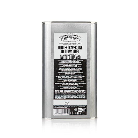 Tartuflanghe extra jungfruolja med vit tryffelarom (tryffelolja) 1 l