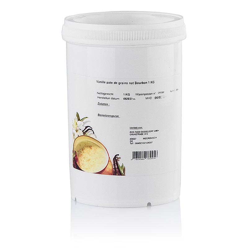 Bourbon-vaniljpasta, med prickar, Eurovanille, 1 kg