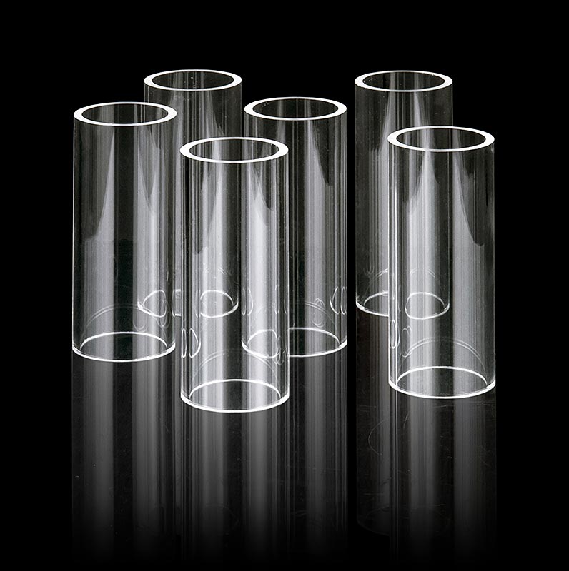 Fillini Maker akrylglasrör, ø 40 mm, 95 mm höga, 6 st