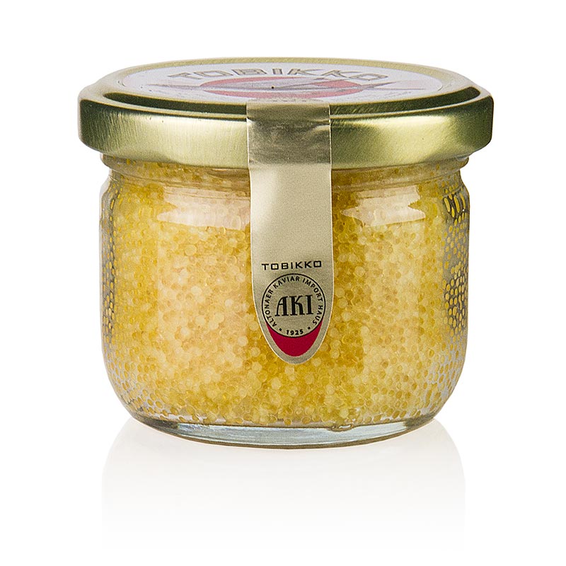 Original Tobiko – flygfiskrom, gul, med yuzu, 90 g