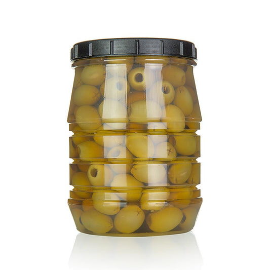 Gröna oliver, urkärnade, i saltlake, Linos, 1,5 kg