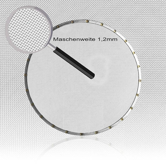 Ersättningssil till passersil (art. 35345), ø 30 cm, 1,2 mm maskstorlek, 1 st