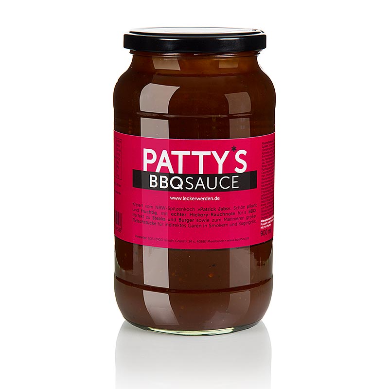 Pattys BBQ-sås, skapad av Patrick Jabs, 900 ml