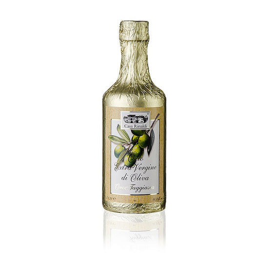 Extra jungfruolja, Casa Rinaldi "Oro di Taggiasca", ofiltrerad, guldfolie, 500 m
