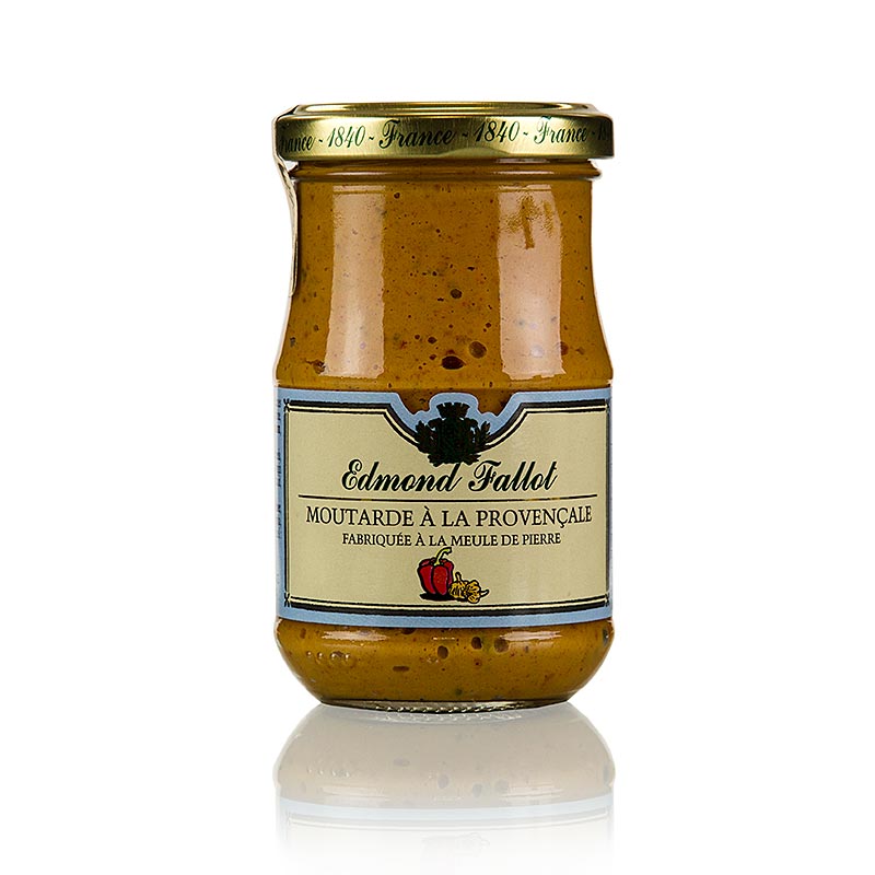 Fallot - Senap, fin, med paprika och vitlök, stark (provencalsk), 190 ml