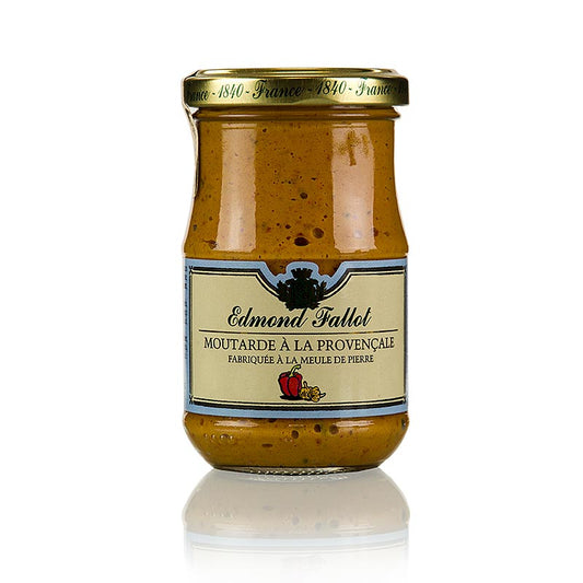 Fallot - Senap, fin, med paprika och vitlök, stark (provencalsk), 190 ml