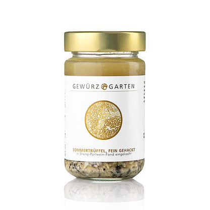 Gewürzgarten sommartryffel Brisures, finhackad och inkokt i portvinsfond, 225 g