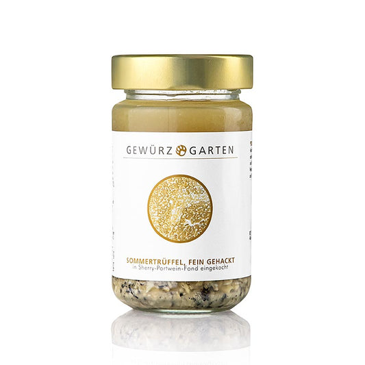 Gewürzgarten sommartryffel Brisures, finhackad och inkokt i portvinsfond, 225 g