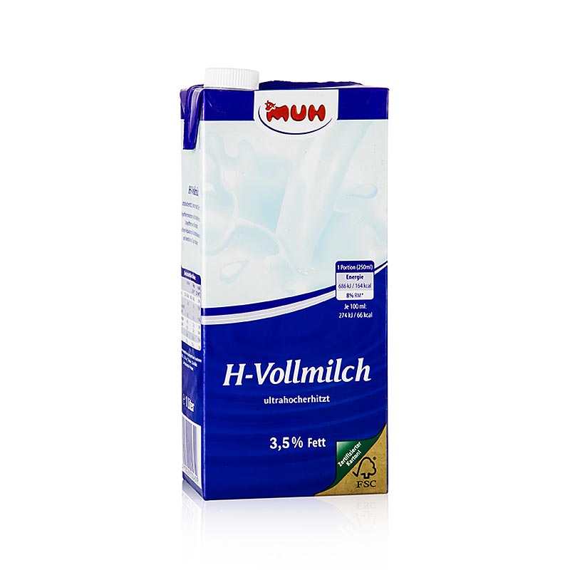 H-mjölk, helmjölk 3,5 %, 1 l