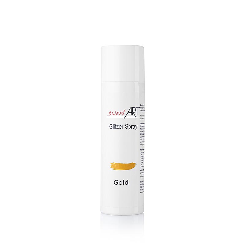 Glitterspray, guldglänsande, Sweet Art, 250 ml
