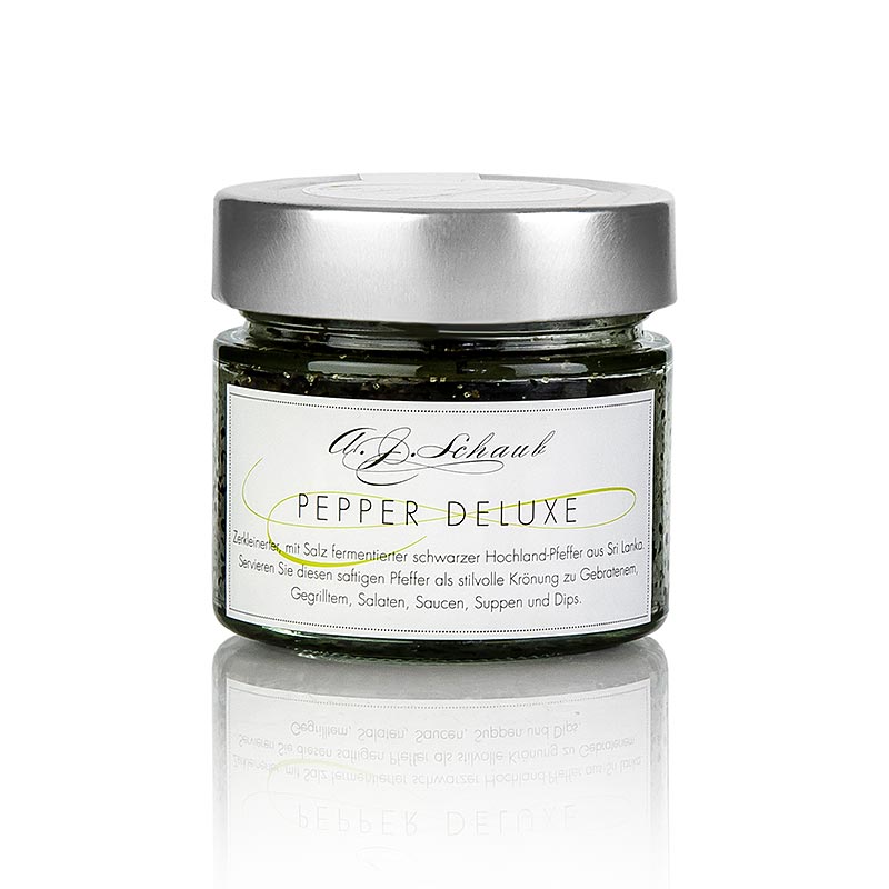 Svartpeppar, fermenterad med havssalt, krossad, PEPPER DELUXE, 100 g