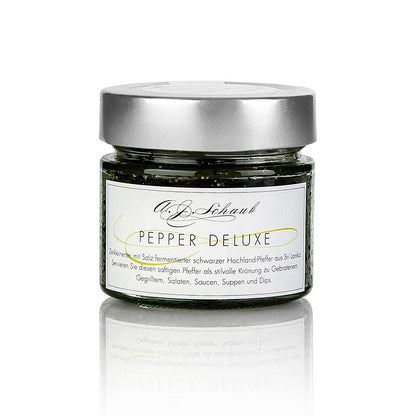Svartpeppar, fermenterad med havssalt, krossad, PEPPER DELUXE, 100 g