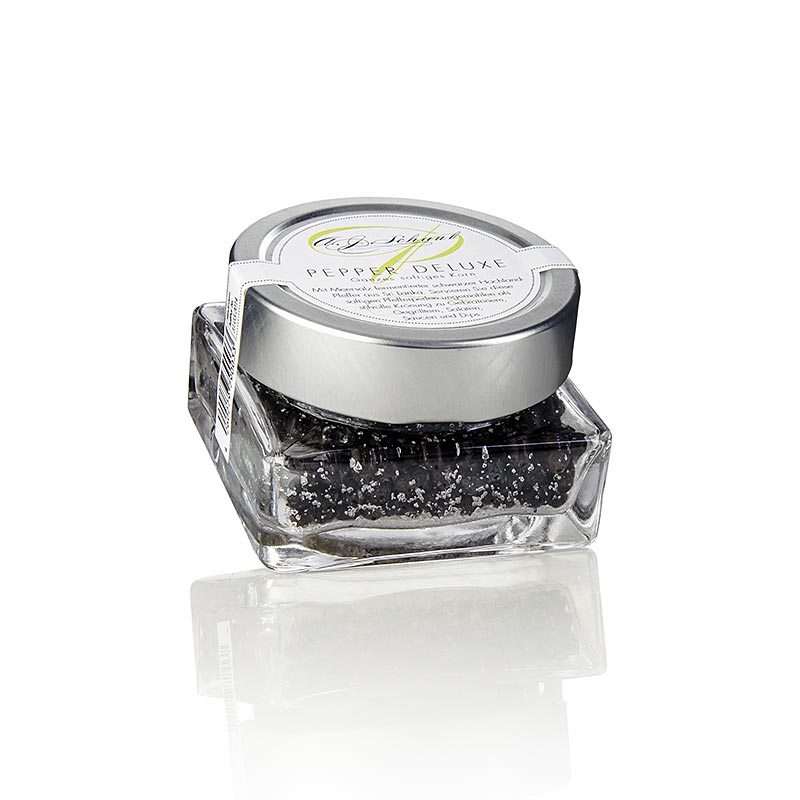 Svartpeppar, fermenterad med havssalt, hel, PEPPER DELUXE, 80 g