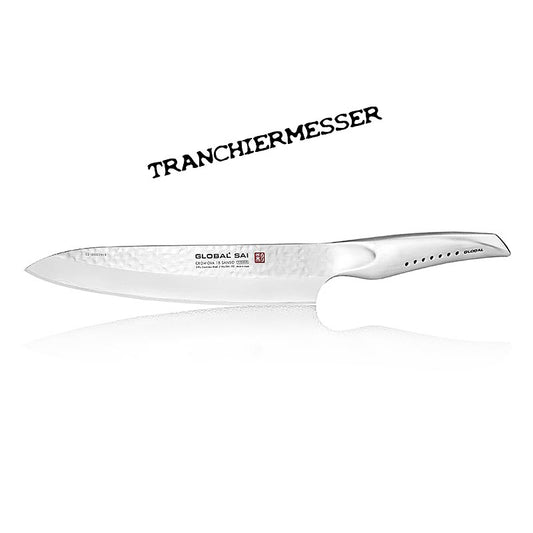 Global SAI-02 Trancheringskniv, hammarslagdesign, 21 cm, 1 st