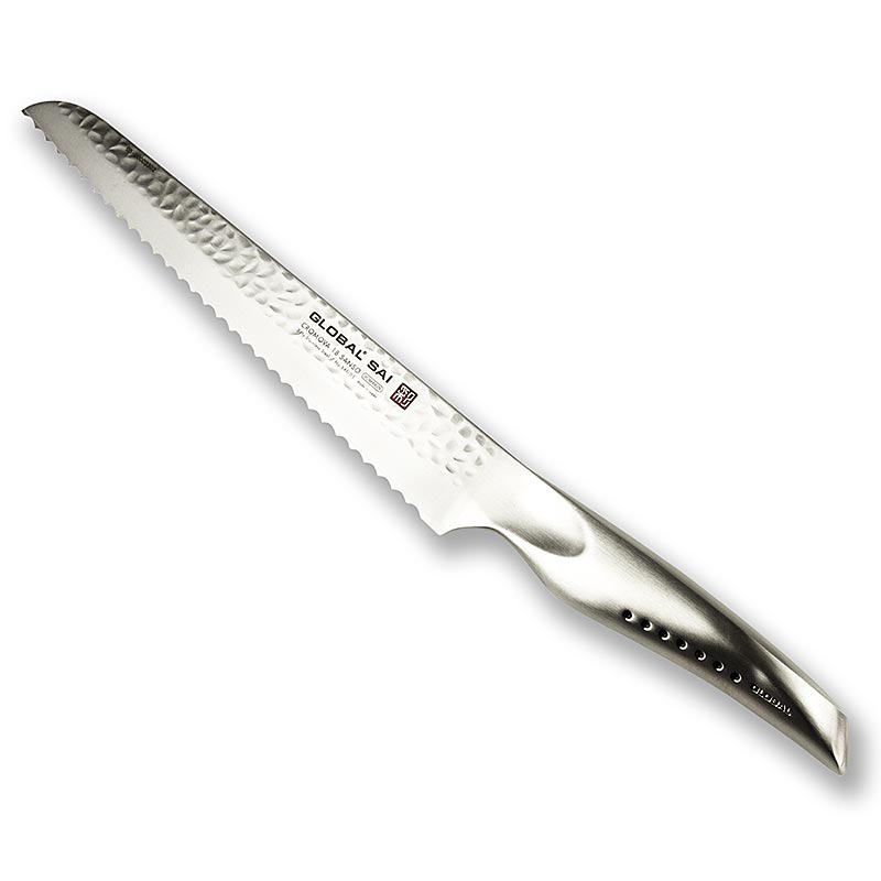 Global SAI-05 Brödkniv, hamrad yta, 23 cm, 1 st