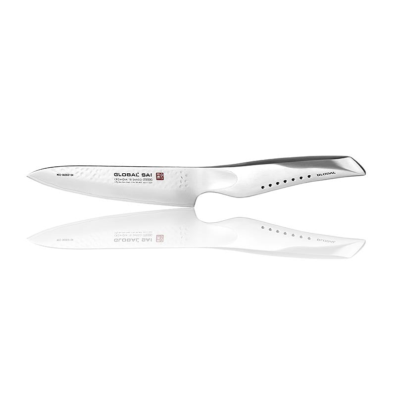 Global SAI-M02 universalkniv, hamrad yta, 14,5 cm, 1 st