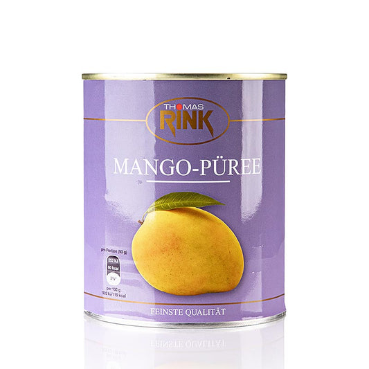 Mangopuré, sockrad, 850 g