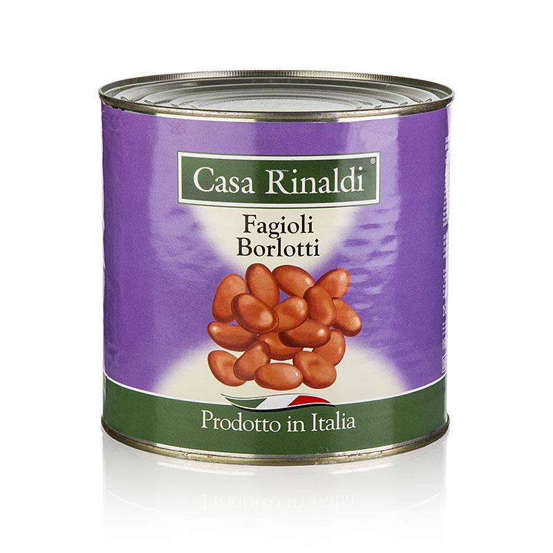 Borlottibönor – Fagioli Borlotti, kokta, 2,6 kg