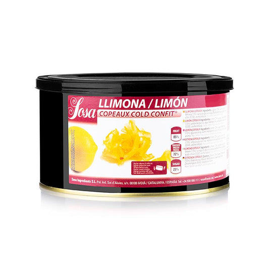 Sosa Cold Confit – citronskalremsor (zesten) (37785), 1,25 kg