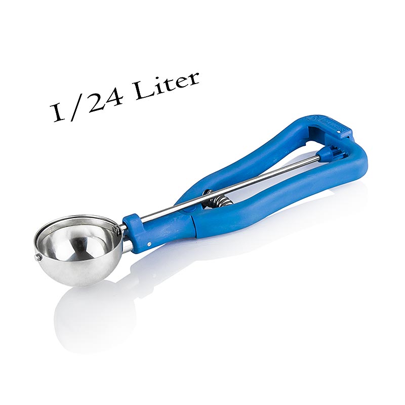 Glassskopa 1/24 liter, ø 51 mm, 20 cm lång, rostfritt stål/plast, 1 st
