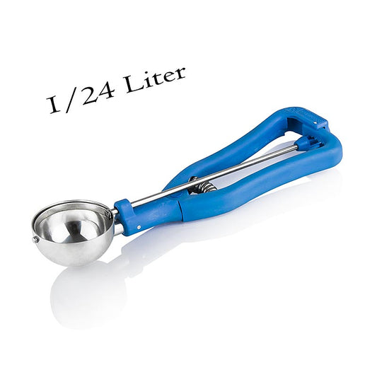 Glassskopa 1/24 liter, ø 51 mm, 20 cm lång, rostfritt stål/plast, 1 st