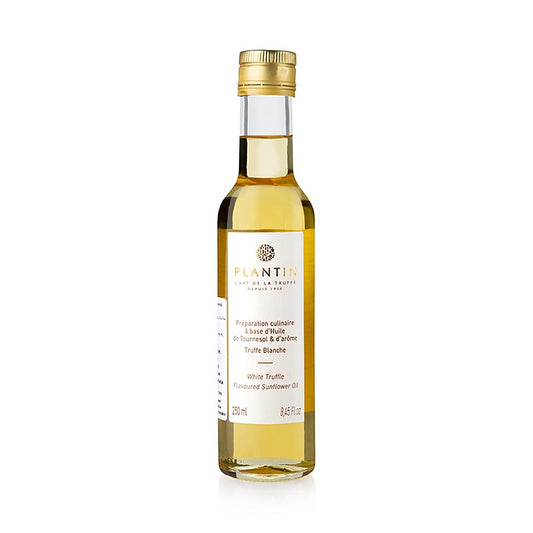 Solrosolja med vit tryffelarom (tryffelolja), Plantin, 250 ml