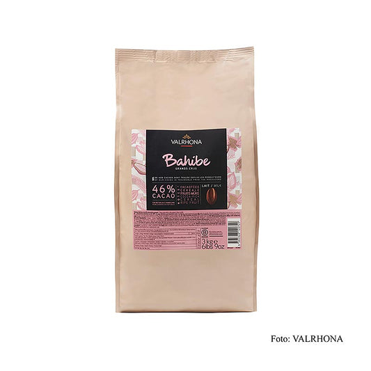Valrhona Bahibe, mjölkchoklad, callets, 46 % kakao, Dominikanska republiken, 3 kg