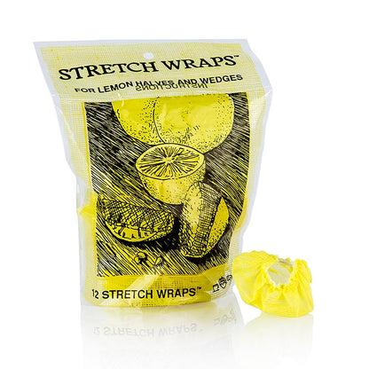 The Original Lemon Stretch Wraps – citronservett, gul med gummiband, 12 st