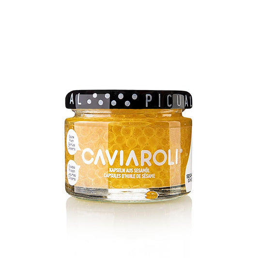 Caviaroli® oljekaviar, små pärlor av sesamolja, 50 g