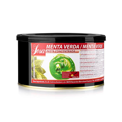 Sosa-pasta – mynta, grön, smaksatt, 1,5 kg
