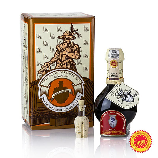 Aceto Balsamico Tradizionale DOP/g.U., 12 år, körsbärsfat, Acetaia di Giorgio, 100 ml