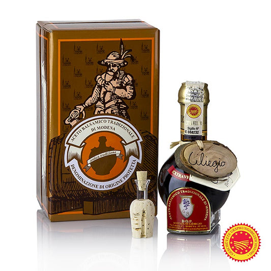 Aceto Balsamico Tradizionale DOP/g.U., 25 år, körsbärsfat, Acetaia di Giorgio, 100 ml