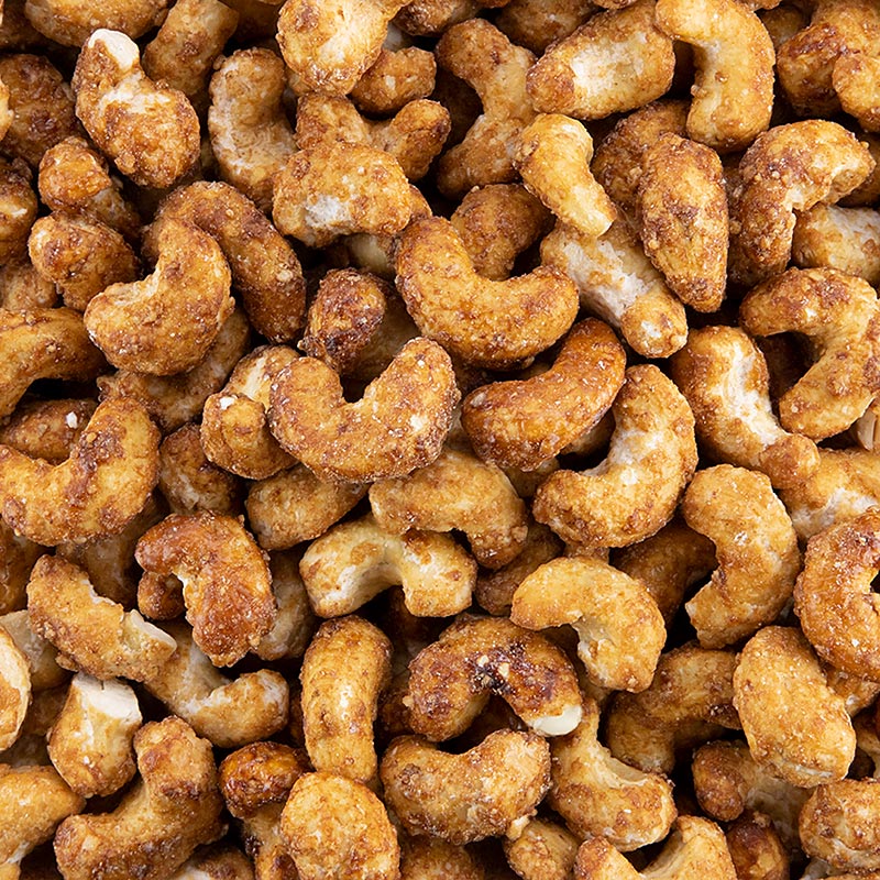 Rostade cashewnötter, med kanel och bourbonvanilj, 1 kg