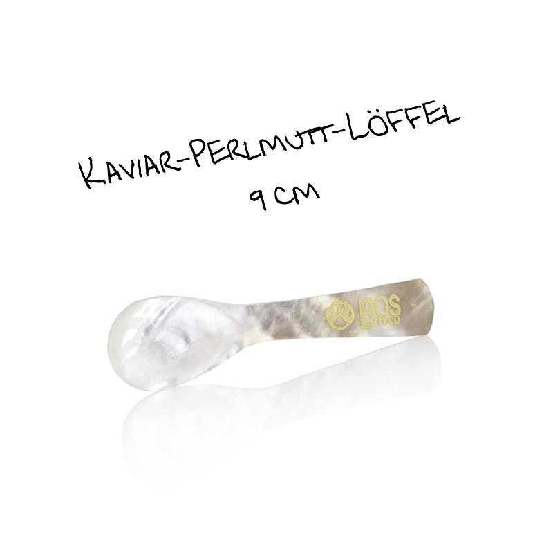 CHEF FOOD kaviar- och pärlemorsked, 9 cm, 1 st