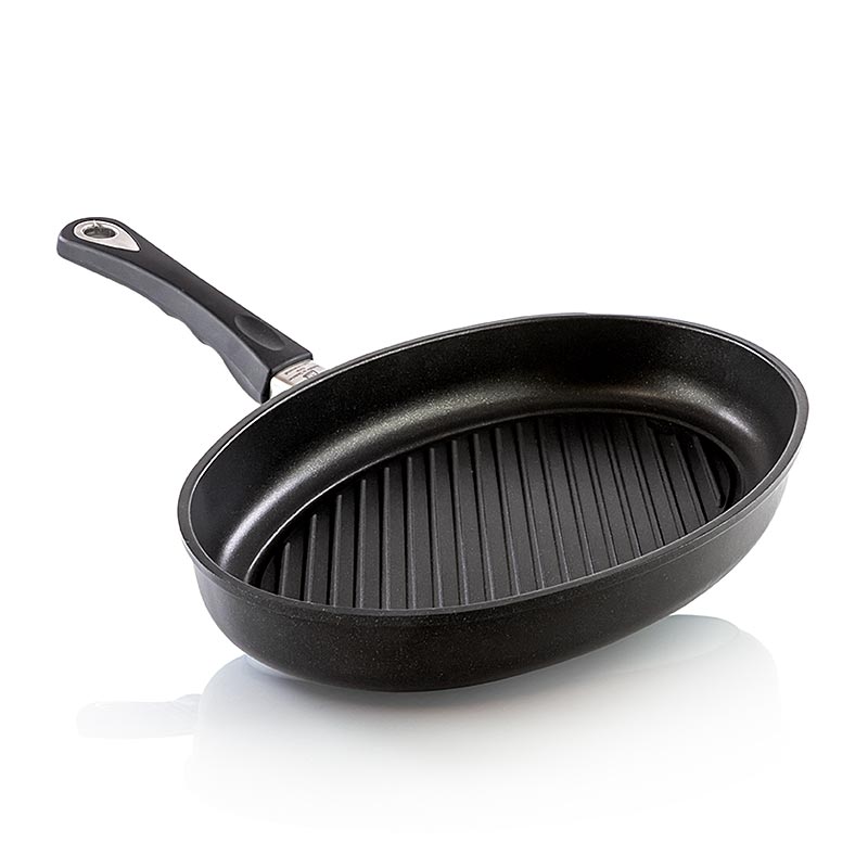AMT Gastroguss, fiskpanna med grillbotten och fettränna, induktion, 35x24 cm, 1 St