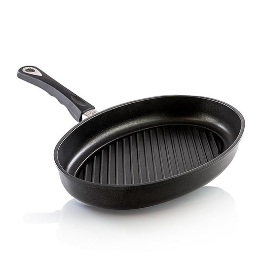 AMT Gastroguss, fiskpanna med grillbotten och fettränna, induktion, 35x24 cm, 1 St
